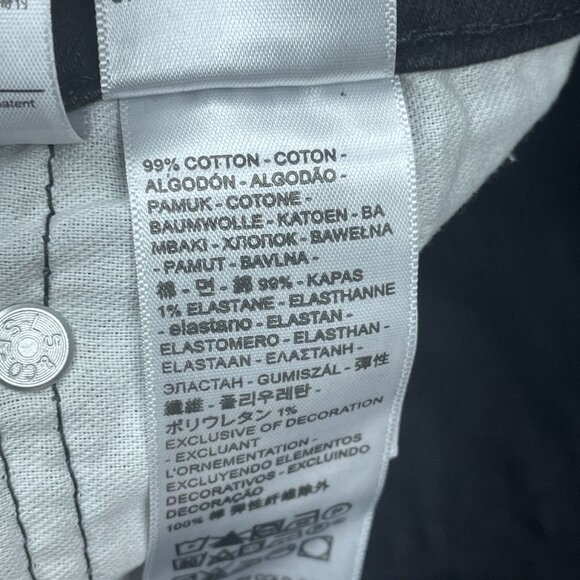 Levis 511 Slim Advanced Stretch Jeans 32x32 Black Slim Fit a0475 - Picture 7 of 10